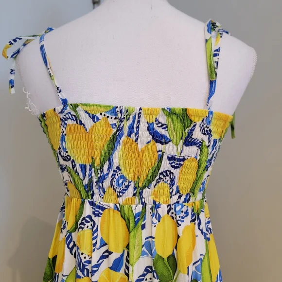 🖤 KENNY FLOWERS "THE POSITANO" RESORT DRESS - Picture 6 of 8